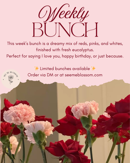 This Weeks Bunch… Blushing Hearts